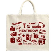 Cotton Lamination Jute Bag with Pocket Handmade Durable